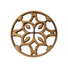 Pacote 50 Aplique Mandala Modelo 22 5cm Mdf Madeira Cru