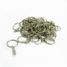 Pacote 50 Argola 22mm Batida P/ Chaveiro C/ Corrente 1,50mm 1142