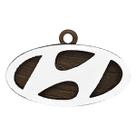 Pacote 50 Chaveiro 3d Marca Hyundai 4cm Mdf Madeira Decorada Pacote 50 Chaveiro 3d Marca Hyundai 4cm Mdf Madeira Decorada