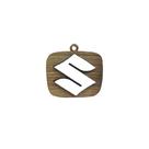 Pacote 50 Chaveiro 3d Marca Suzuki 4cm Mdf Madeira Decorada