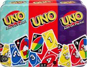 Pacote adicional de jogos de cartas Mattel Games UNO Core e UNO Pacote adicional de jogos de cartas Mattel Games UNO Core e UNO