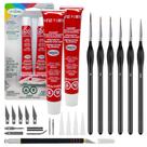 Pacote artístico GRAS Testors Cement Plastic Model Glue, pacote com 2