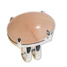 Pacote Atacado com 05 Anéis Cabochão Oval de Quartzo Morango Prateado com Aro Ajustável