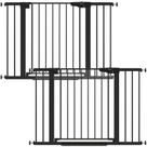 Pacote Baby Gate Cumbor com 2 unidades de 75 a 116 cm para escadas com fechamento automático