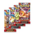 Pacote Booster Pokémon Obsidian Flames x4 com 10 cartas