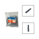 Pacote Bucha Fixa Com Anel 5x25mm 100 Unidades
