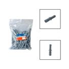 Pacote Bucha Fixa Sem Anel 10x50mm 100 Unidades