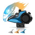 Pacote com 1 fone de ouvido com capacete Moman H2E Eagle-Like para motocicleta