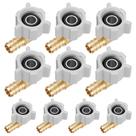 (Pacote com 10) 1/2 polegada Pex x 1/2 polegada Feminino NPT Swivel Cotovelo de 90 graus