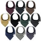Pacote com 10 bandanas de algodão Baby Bibs Diaper Squad