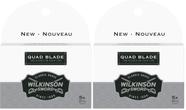 Pacote com 10 cartuchos Wilkinson Sword Quad Blade