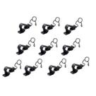 Pacote com 10 clipes verticais Sony SAD-V77B para microfone ECM-77 preto