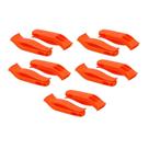Pacote com 10 coletes salva-vidas MTI Signal Whistle, laranja Pacote com 10 coletes salva-vidas MTI Signal Whistle, laranja