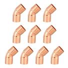 (Pacote com 10) Cotovelo EFIELD Copper 45 Degree 3/4 C X C (Pacote com 10) Cotovelo EFIELD Copper 45 Degree 3/4 C X C
