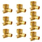 (Pacote com 10) Cotovelo NPT feminino EFIELD Pex de 19 mm x 19 mm (Pacote com 10) Cotovelo NPT feminino EFIELD Pex de 19 mm x 19 mm