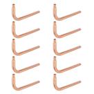 (Pacote com 10) EFIELD Pex Copper Stub Out Elbow 1/2 Barb Crimp 20 cm (Pacote com 10) EFIELD Pex Copper Stub Out Elbow 1/2 Barb Crimp 20 cm