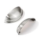 Pacote com 10 gavetas de armário de níquel acetinado de 3,75" da khtumeware