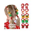 Pacote Com 10 Laços De Cabelo De Natal Para Meninas, Presente Ideal Para O Natal E Ano Novo