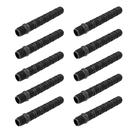 Pacote com 10 unidades Orbit Cut Off Riser, 1,3 cm x 15 cm, preto