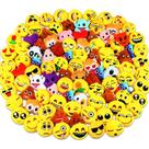 Pacote com 100 chaveiros Party Favors Dreampark Emoticon para crianças