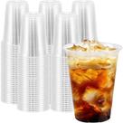 Pacote com 100 copos de plástico transparente Clawsoff, 470 ml, PET, descartáveis
