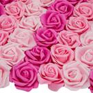Pacote com 100 flores artificiais Bright Creations Pink Roses
