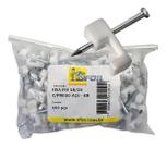 Pacote Com 100 Grampos Fixa Fio 18/20 0,5 a 0,78mm