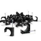 (Pacote com 100) Luminária EFIELD Black Half Clamp para 1/2 PEX (Pacote com 100) Luminária EFIELD Black Half Clamp para 1/2 PEX