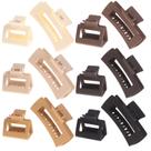 Pacote com 12 clipes Hair Claw Clips Alemaky Square para mulheres com caixa de presente