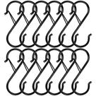 Pacote com 12 ganchos Mzekgxm para pendurar, design de fivela de segurança de 9 cm