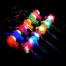 Pacote com 12 Glow Whistle M.best LED Light Up com colar de cordão