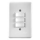 Pacote com 12 Interruptores 1 Simples e 2 Paralelos Mec-Tronic
