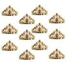 Pacote com 12 joias de plástico Queen Gold da Tiara Beistle