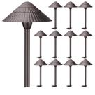 Pacote com 12 luzes de caminho de baixa tensão LEONLITE LED 1800K-5000K IP65