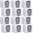 Pacote com 12 sacos de pó para Roborock Q5 Q5+ Q7 Q7+ Q7 Max Q7 Max+ S7 MaxV Ultra S8+ S8 Pro Ultra