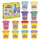 Pacote com 12 unidades Play-Doh Celebration Compound, cores variadas, 56g Pacote com 12 unidades Play-Doh Celebration Compound, cores variadas, 56g