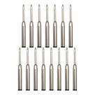 Pacote com 15 recargas mini de latão para caneta bolt action, 60 mm