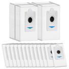 (Pacote com 15) Sacos de pó de reposição para ECOVACS DEEBOT X5 Pro Omni