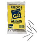 Pacote com 1kg de Prego com Cabeça 18 x 27cm Gerdau
