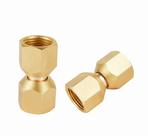 (Pacote com 2) Adaptador giratório de latão EFIELD Female Flare de 3/8 polegadas