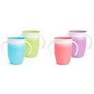 Pacote com 2 alças Sippy Cup Munchkin Miracle 360 Trainer de 200 ml Pacote com 2 alças Sippy Cup Munchkin Miracle 360 Trainer de 200 ml
