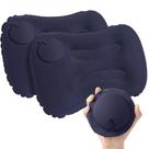 Pacote com 2 almofadas de acampamento infláveis Vivikivi azul marinho 43x28x10cm Pacote com 2 almofadas de acampamento infláveis Vivikivi azul marinho 43x28x10cm