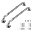 Pacote com 2 barras de apoio Ravinte Hardware, 45 cm, aço inoxidável antiderrapante