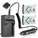 Pacote com 2 baterias e carregadores para Sony HDR-CX405, HDR-CX440