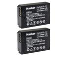 Pacote com 2 baterias Kastar LP-E12 para câmeras Canon EOS
