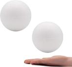 Pacote com 2 bolas de espuma Crafare, poliestireno branco de 18 cm para arte de bricolage