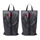 Pacote com 2 Bolsas de Sapatos à Prova d'Água para Viagem - Preta