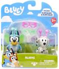 Pacote com 2 bonecos Bluey S10 Aliens Chloe com 4 acessórios
