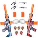 Pacote com 2 brinquedos elétricos Splatter Blaster Splat Auto, 12 anos ou mais
