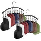 Pacote com 2 cabides Cuipingoo Metal para organizador de armários